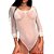 Body Sexy Gracyanne: Tule Transparente, Fio Dental e Manga Longa - Imagem 1