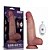 Pênis Realístico Dupla Densidade Com Vibração 8" - Sliding Skin Pro II - Imagem 1
