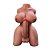 Masturbador Hermafrodita: Meio Corpo com Seios e Pênis Em Cyberskin - Imagem 2