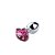 Plug Anal Metal Pequeno Com Joia Rosa: Formato Gatinha - ∅ 2,5 Cm - Imagem 4