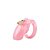 Cinto De Castidade Rosa Claro – Design Anatômico Curto – Kit com 5 Anéis - Imagem 2