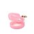 Cinto De Castidade Rosa Claro – Design Anatômico Curto – Kit com 5 Anéis - Imagem 4