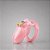 Cinto De Castidade Rosa Claro – Design Anatômico Curto – Kit com 5 Anéis - Imagem 1