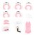 Cinto De Castidade Rosa Claro – Design Anatômico Longo – Kit com 5 Anéis - Imagem 7