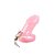 Cinto De Castidade Rosa Claro – Design Anatômico Longo – Kit com 5 Anéis - Imagem 4