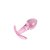 Plug Anal Em Vidro Rosa Com Alça De Segurança – Ice-Lolly Pink Kinky Plug Small – Chisa - Imagem 4
