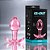 Plug Anal Em Vidro Rosa Com Alça De Segurança – Ice-Lolly Pink Kinky Plug Small – Chisa - Imagem 1