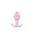 Plug Anal Em Vidro Rosa Com Alça De Segurança – Ice-Lolly Pink Kinky Plug Small – Chisa - Imagem 2