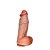 Pênis Realístico 28cm – Dupla Densidade Com Ventosa Em Silicone – Toque Extremamente Natural - Imagem 2