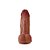 Pênis Realístico 21cm – Dupla Densidade Com Ventosa Em Silicone – Toque Extremamente Natural - Imagem 4
