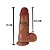 Pênis Realístico 21cm – Dupla Densidade Com Ventosa Em Silicone – Toque Extremamente Natural - Imagem 7