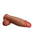 Pênis Realístico 32cm – Dupla Densidade Com Ventosa Em Silicone – Toque Extremamente Natural - Imagem 6
