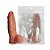 Pênis Realístico 32cm – Dupla Densidade Com Ventosa Em Silicone – Toque Extremamente Natural - Imagem 7