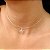 Pingente Forma Diamante Vazado - Imagem 2