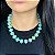 Mini Choker Entremeio Turquesa - Imagem 4