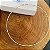 Choker Aro Liso Prata Branca com Fecho - Imagem 1