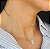 Choker Aro Liso Prata Branca com Fecho - Imagem 2