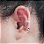 Piercing de Pressão Prata Branca 4 voltas - Imagem 2