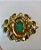 Conjunto Brinco e Broche Arabesco Verde - Imagem 4