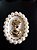 Broche Camafeu G Pérolas (Off whithe) - Imagem 1