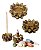 incensario artensal flor de lotus pintura enelhecida kit 2un - Imagem 6