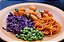 Espaguete fake cenoura + Mix de legumes + Repolho roxo com ervas + Ervilhas Frescas (400g) - Imagem 1