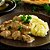 Estrogonofe de frango + Arroz Branco + Purê de batata inglesa ( 390g ) - Imagem 1