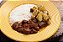 Goulash + Batata doce rústica + Arroz branco (340g) - Imagem 1
