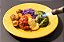 Polpetone Recheado de Queijo ao Sugo + Batatas sauté + Repolho roxo com ervas + Brócolis (450g) - Imagem 1