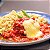 Polpetone Recheado de Queijo ao Sugo + Fettuccine ao Alho e Óleo (350g) | Embalado a Vácuo - Imagem 1