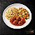 Almôndegas de Carne ao Sugo + Espaguete ao Alho e Óleo + Mix de Legumes (500g) | Embalado a Vácuo - Imagem 1