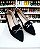 Mocassim bico fino Nobuck Preto - Imagem 1