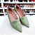 Sapatilha Mocassim Rafaela Croco Verde - Imagem 1