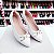 Sapatilha bico fino Off White com Enfeite - Imagem 1