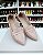 Mocassim bico fino Croco Nude - Imagem 1