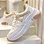 Tênis Modare Ultraconforto Branco com Dourado - Imagem 3