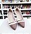 Sapatilha bico fino Off White com ponta Caramelo - Imagem 1