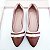 Sapatilha bico fino Off White com ponta Caramelo - Imagem 3