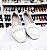 Mocassim bico quadrado Off White de Strass - Imagem 1