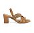 Sandália Mississipi Salto Bloco Caramelo MF941 - Imagem 3