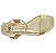 Sandália Rasteira Moleca Feminina Dourada - Imagem 2