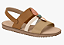 Sandalia Rasteira Ortopedica Modare Nude com Bege - Imagem 1
