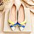 Sapatilha bico fino Off White Mara - Imagem 1