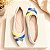 Sapatilha bico fino Off White Mara - Imagem 2