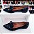 Sapatilha Bico Fino Mocassim Croco Kesley - Imagem 3