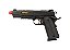 Pistola Airsoft Rossi Redwings Gold 1911 Green Gas Blowback 6mm - Imagem 1