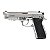 Pistola Taurus PT92 9mm 3x17T 5" 125mm - INOX - Imagem 2