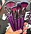 Kit ED005 Violet com 7 pincéis profissionais para maquiagem - Macrilan - Imagem 3