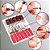Kit brocas com 6 brocas e 6 lixas - Importado - Imagem 2