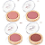 Blush Compacto Choco Fun Fenzza 5g - Imagem 1